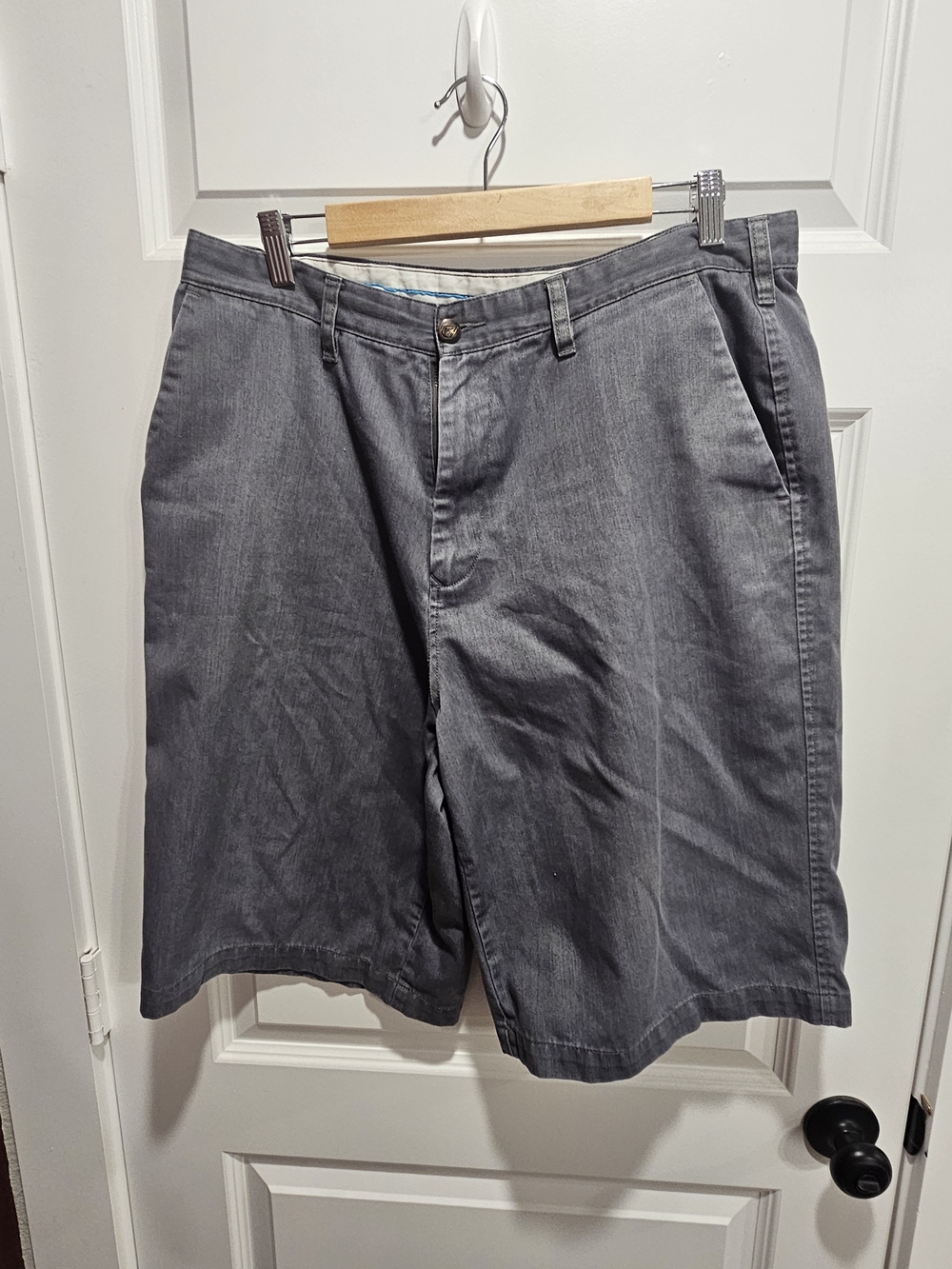 Volcom Men's Charcoal Flat-Front Shorts